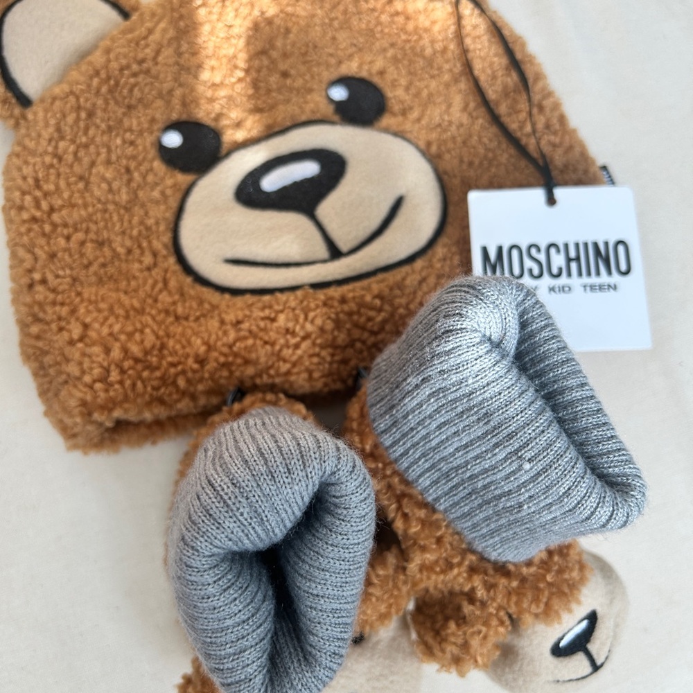 Moschino Hat and Bootie Set